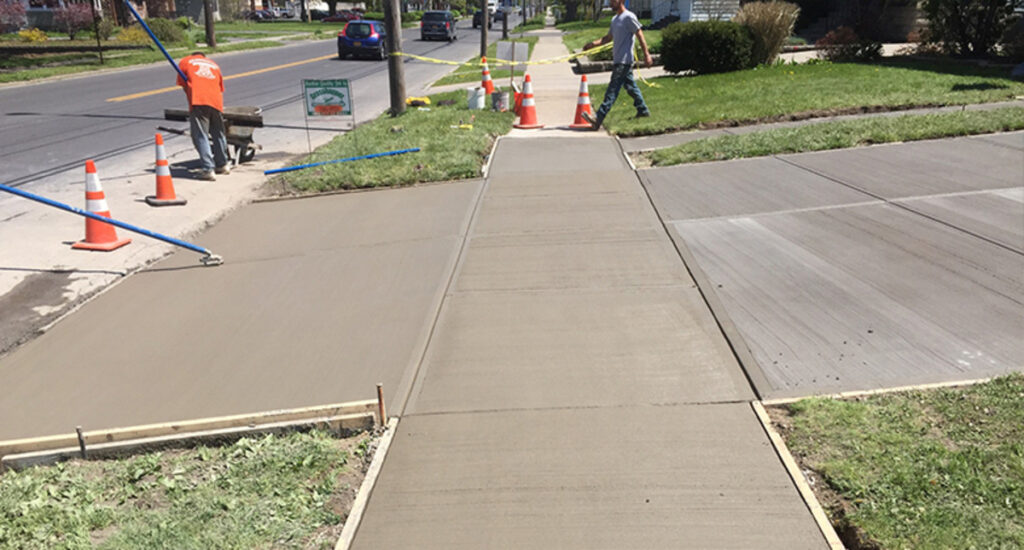 Sidewalk Installation